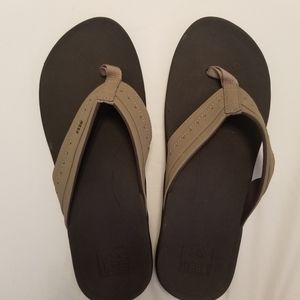 Reef Ortho Spring Mens Flip Flops Brown